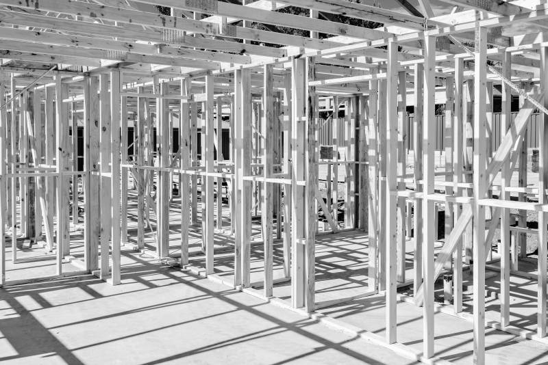 Home building frame